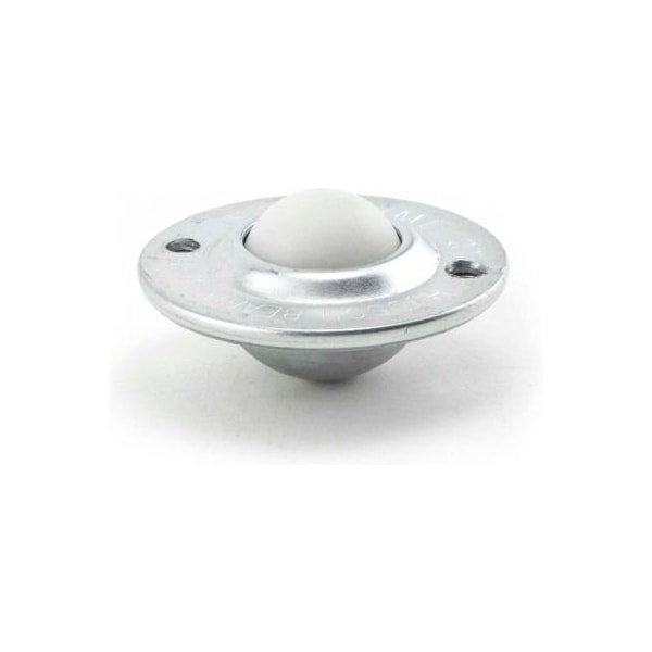 Hudson Bearings 1in Nylon Ball Carbon Steel Low-Profile Flying Saucer Ball Transfer NFSBT-1CS - main